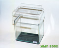 Tank with DIY acrylic light supporting rack
